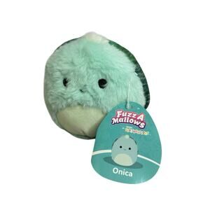 Fuzz A Mallows Squishmallows Onica The Turtle Fuzzy 5 inch Small Plush New